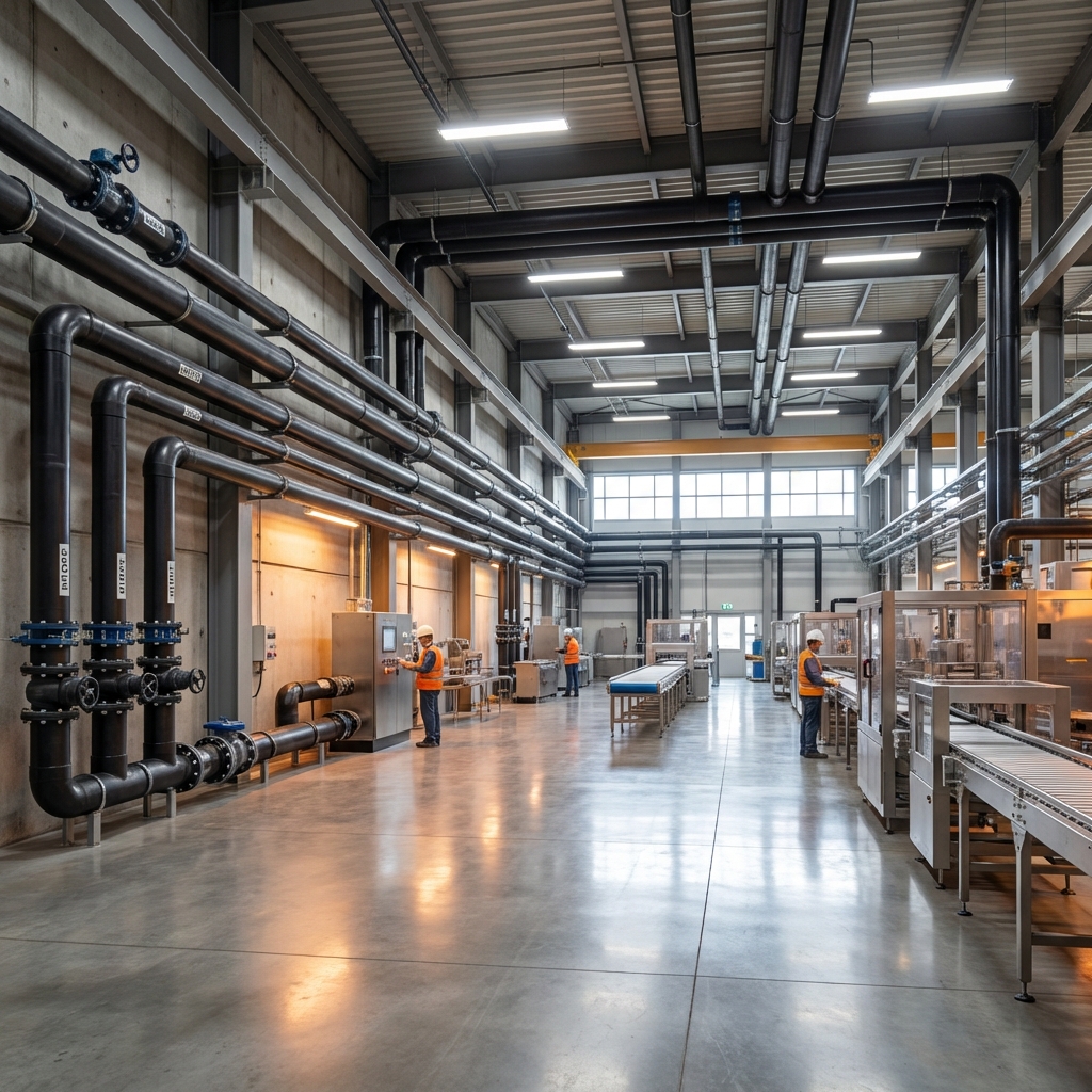 Industrial HDPE Piping